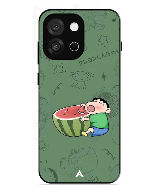 Melon Shinchan Metal Back Cover Phone Case for Oneplus 13s