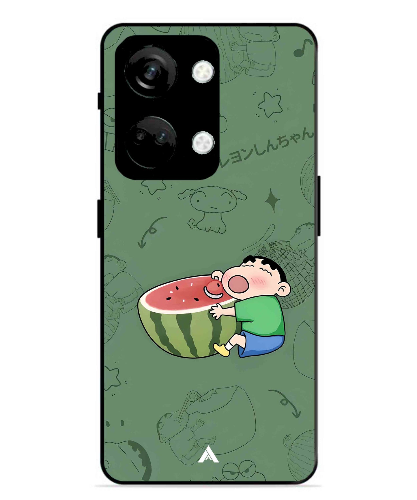 Melon Shinchan Metal Back Cover Phone Case for Oneplus Nord 3