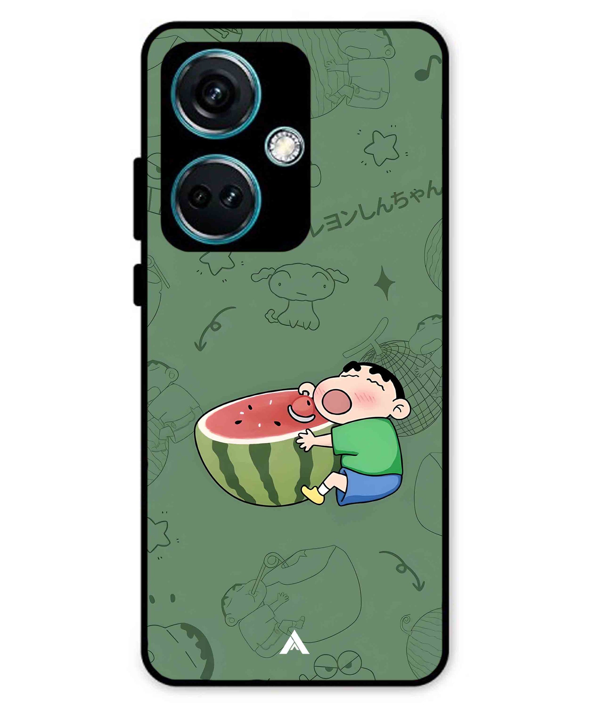 Melon Shinchan Metal Back Cover Phone Case for Oneplus Nord CE 3