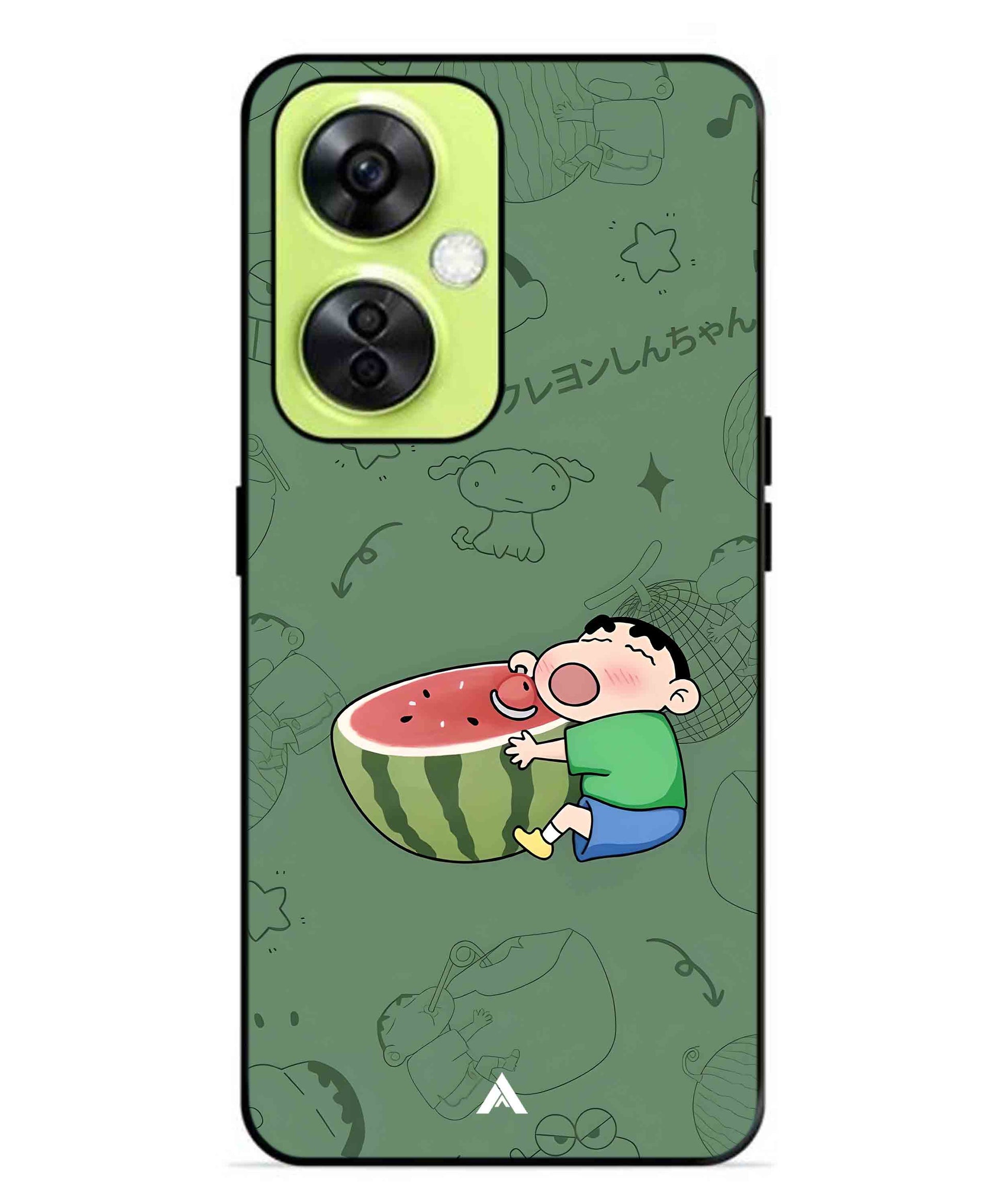 Melon Shinchan Metal Back Cover Phone Case for Oneplus Nord CE 3 Lite