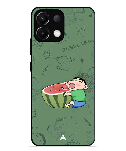 Melon Shinchan Metal Back Cover Phone Case for Oppo K13