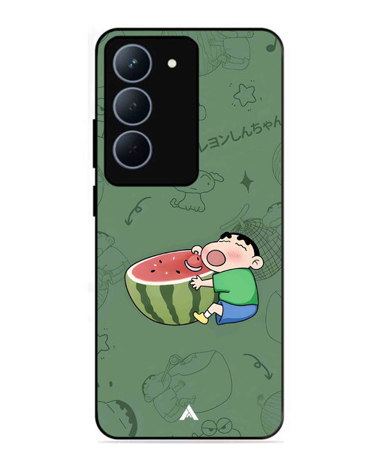 Melon Shinchan Metal Back Cover Phone Case for Realme 14X