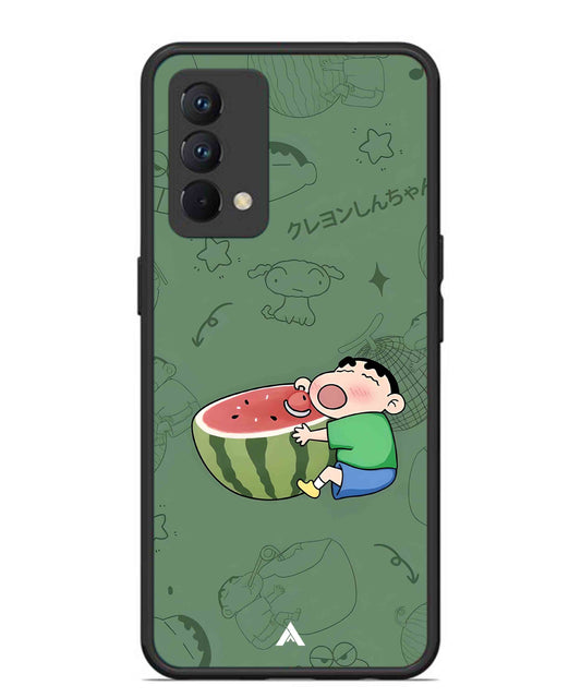 Melon Shinchan Metal Back Cover Phone Case for Realme GT Master Edition