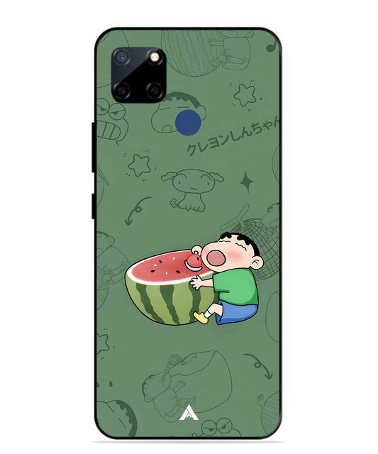 Melon Shinchan Metal Back Cover Phone Case for Realme Narzo 20