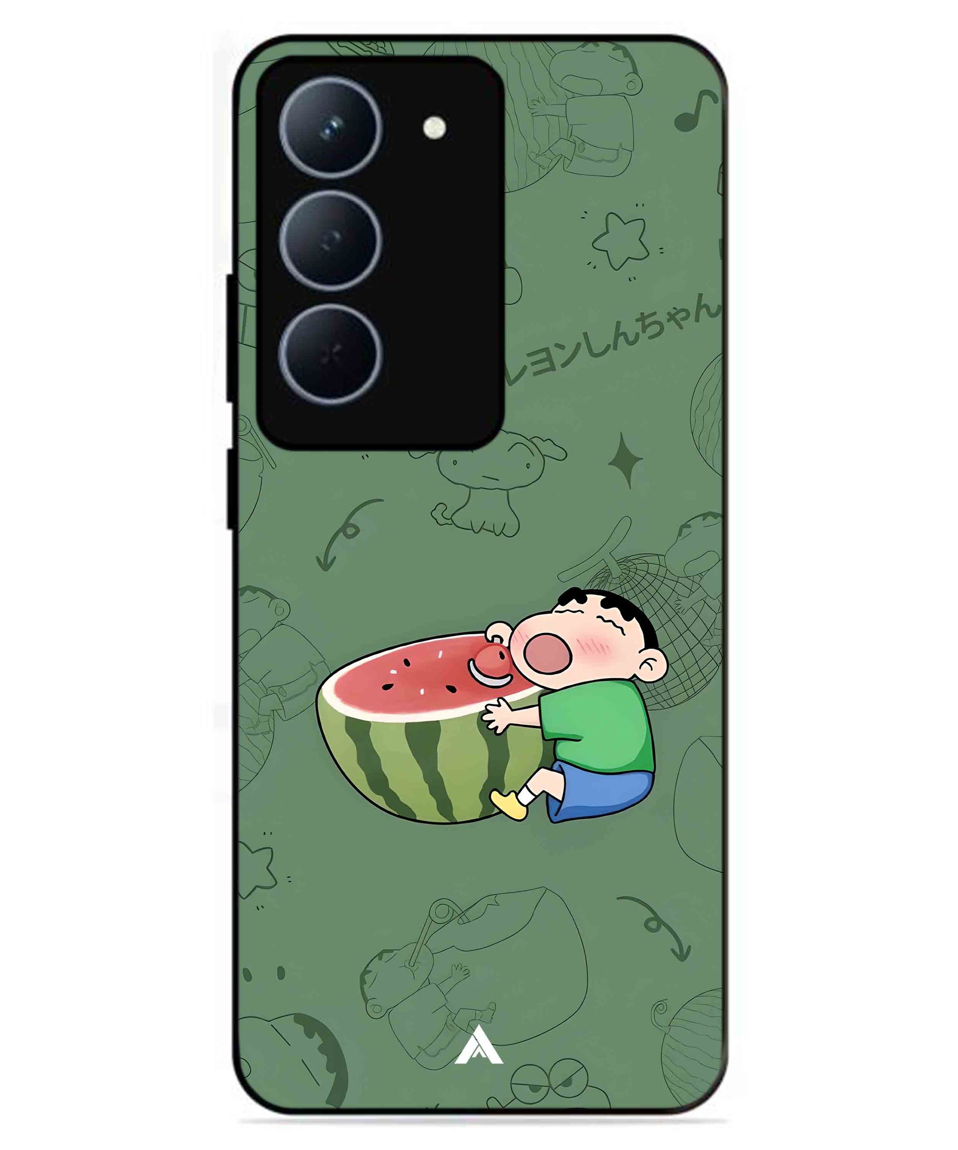 Melon Shinchan Metal Back Cover Phone Case for Realme P3X