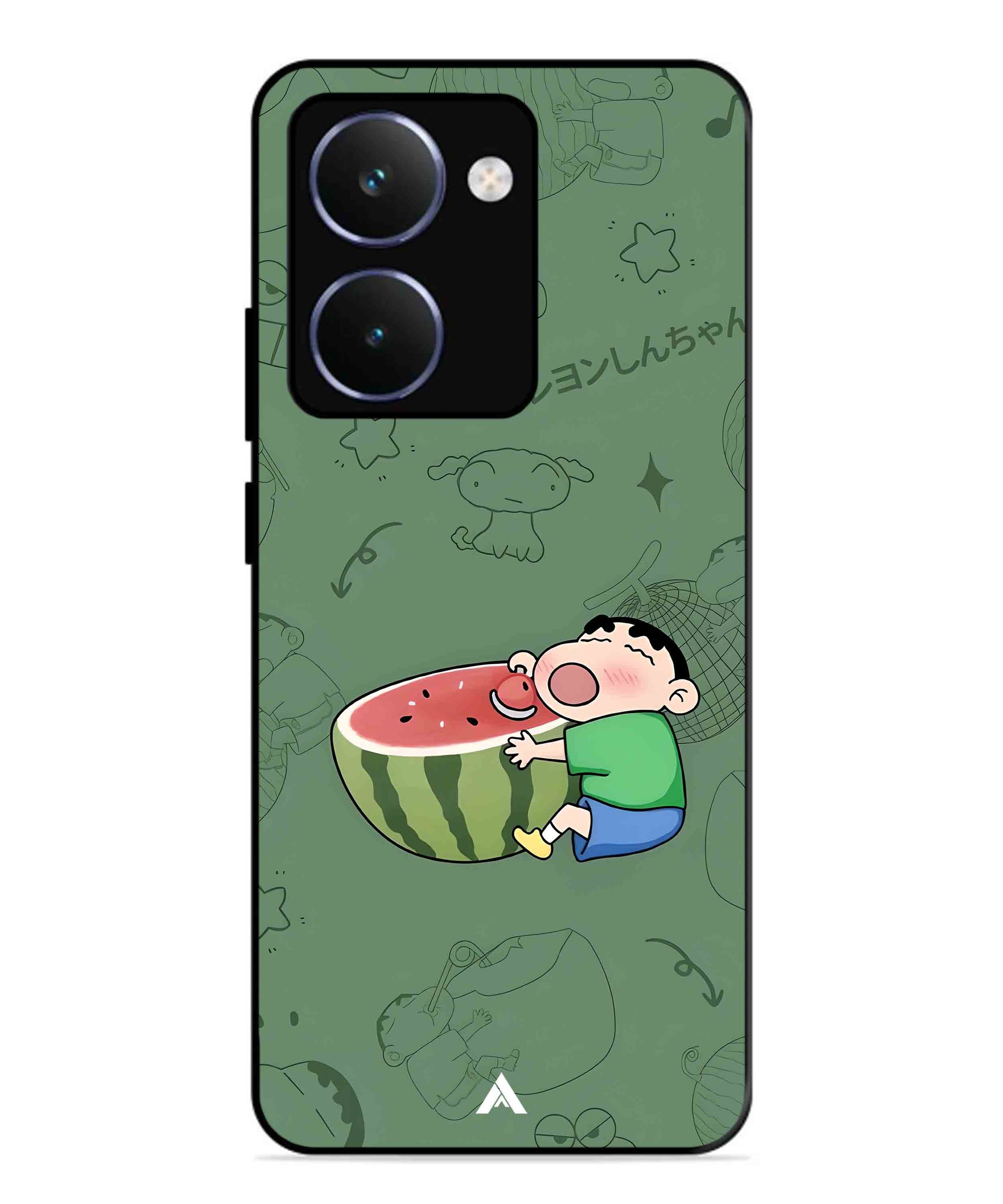 Melon Shinchan Metal Back Cover Phone Case for Realme P3 Ultra