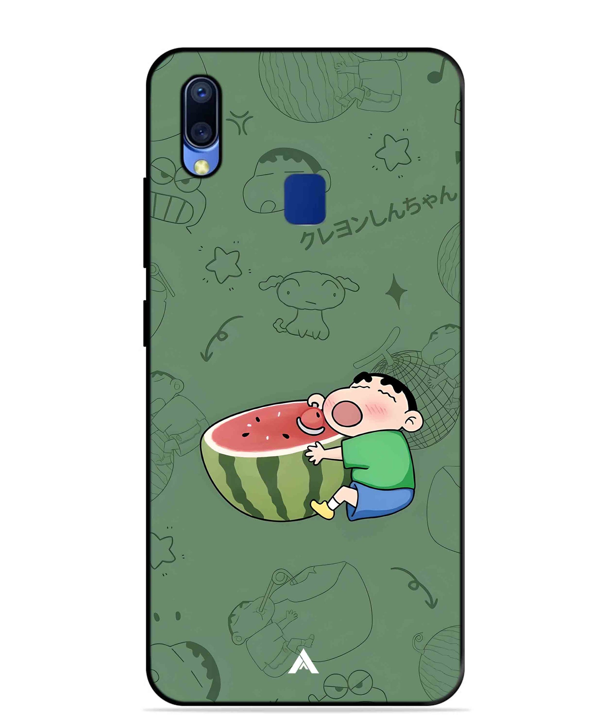 Melon Shinchan Metal Back Cover Phone Case for Vivo Y95