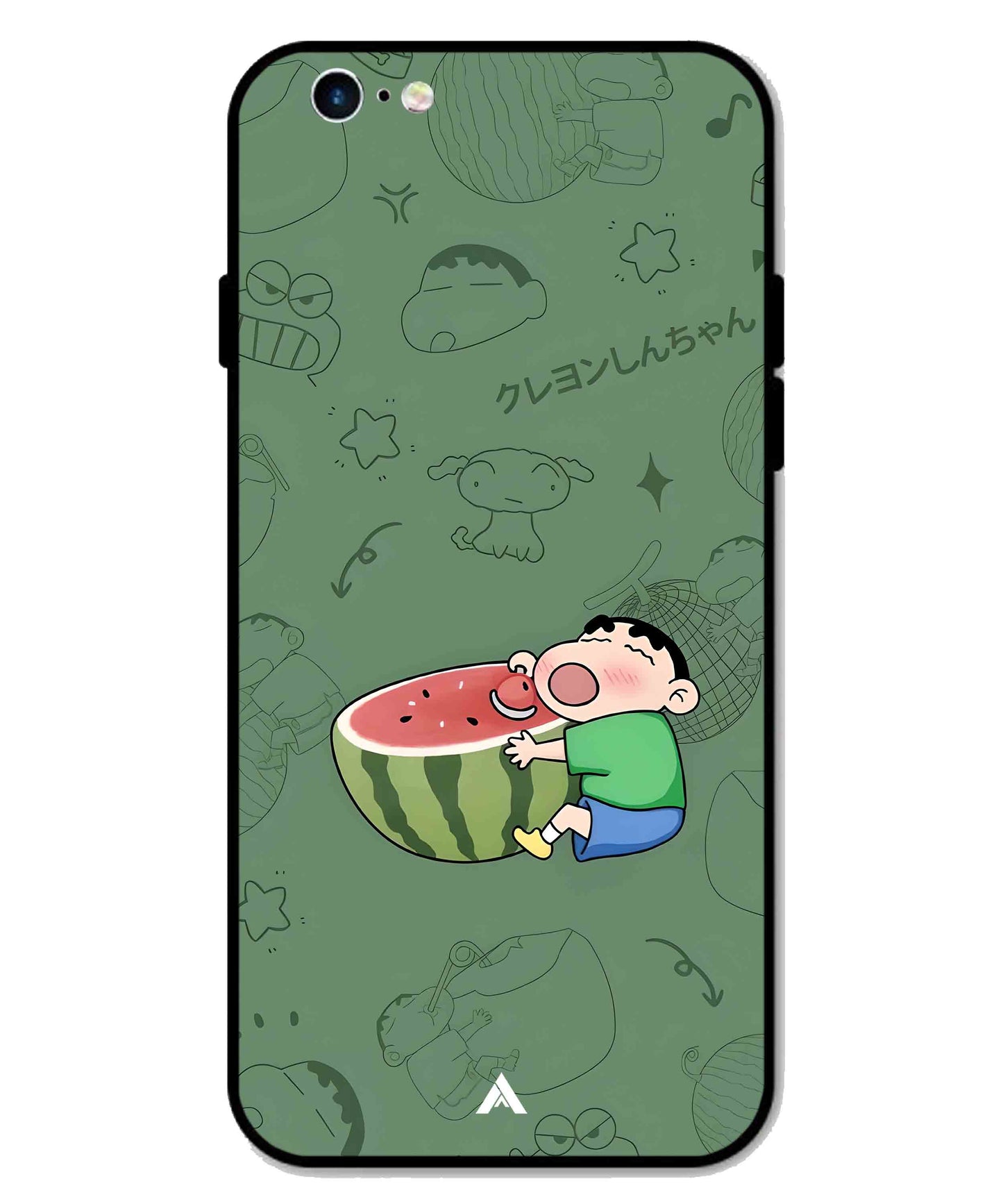 Melon Shinchan Metal Back Cover Phone Case for iPhone 6s