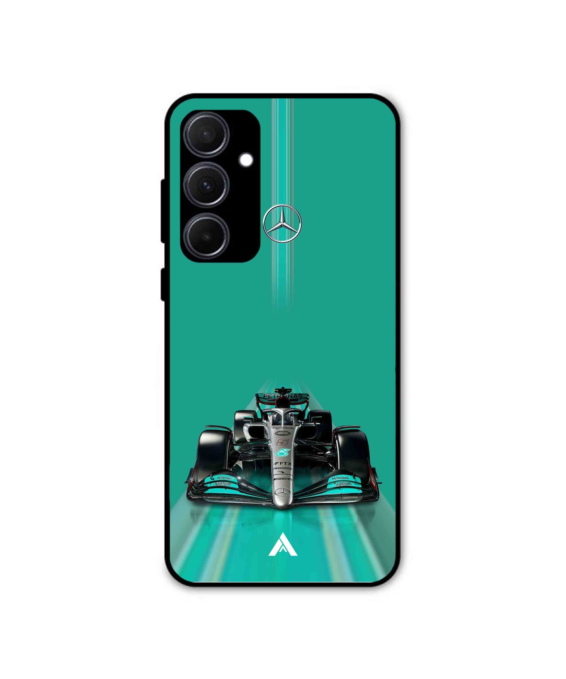 Mercedes AMG Petronas F1 01 Metal Back Cover Phone Case