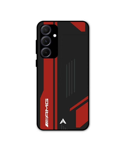 Mercedes AMG Red Metal Back Cover Phone Case