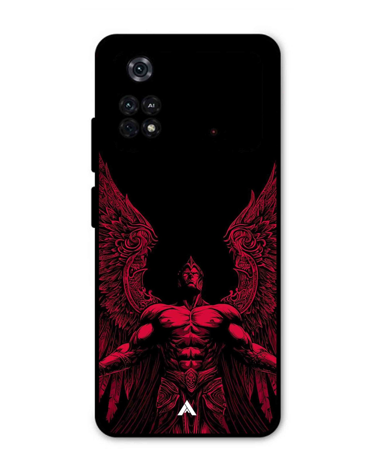 Motivation 17 Metal Back Cover Phone Case for Poco M4 Pro 4G