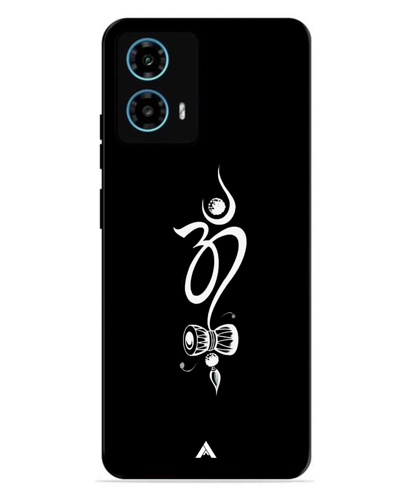 Om Namah Shivay Metal Back Cover Phone Case for Moto G34