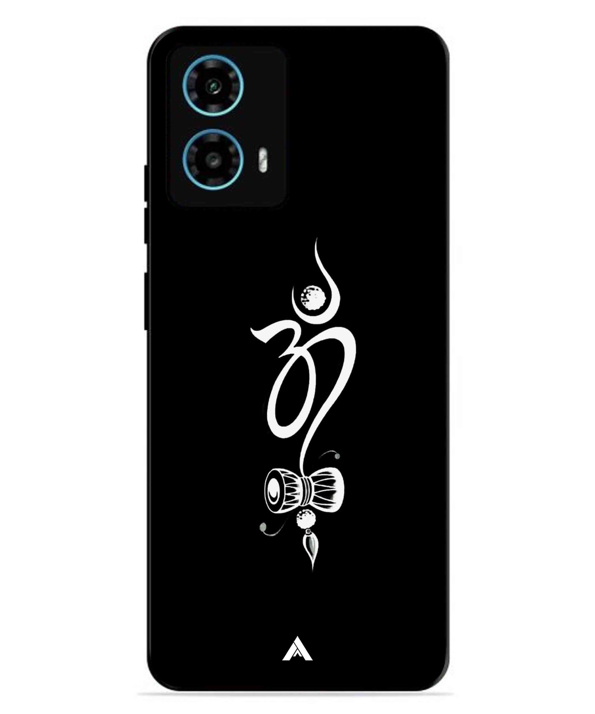 Om Namah Shivay Metal Back Cover Phone Case for Moto G34