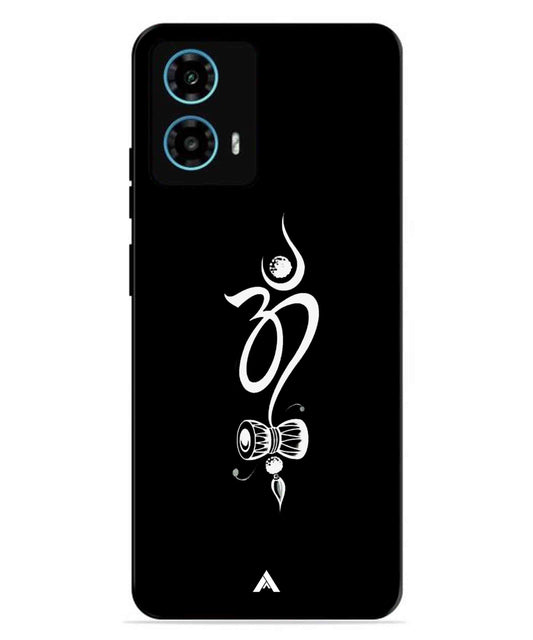 Om Namah Shivay Metal Back Cover Phone Case for Moto G34