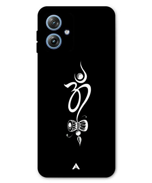 Om Namah Shivay Metal Back Cover Phone Case for Moto G54