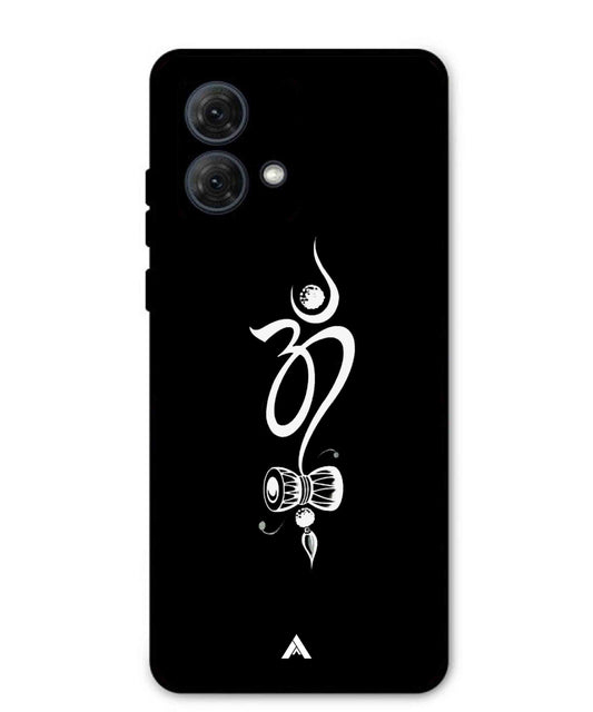 Om Namah Shivay Metal Back Cover Phone Case for Moto G84
