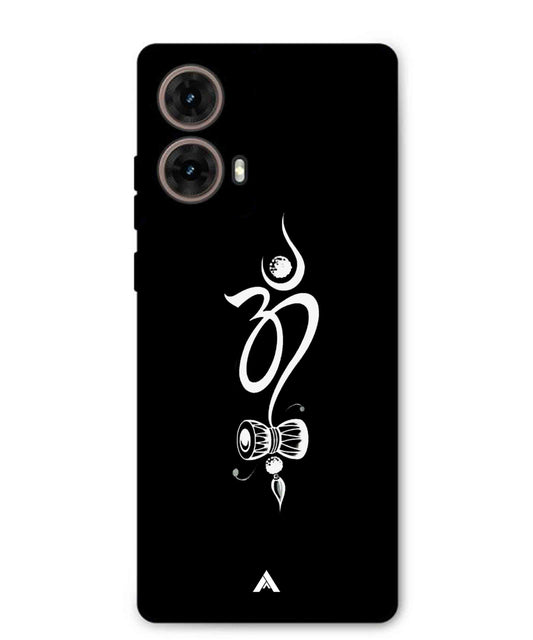Om Namah Shivay Metal Back Cover Phone Case for Moto G85