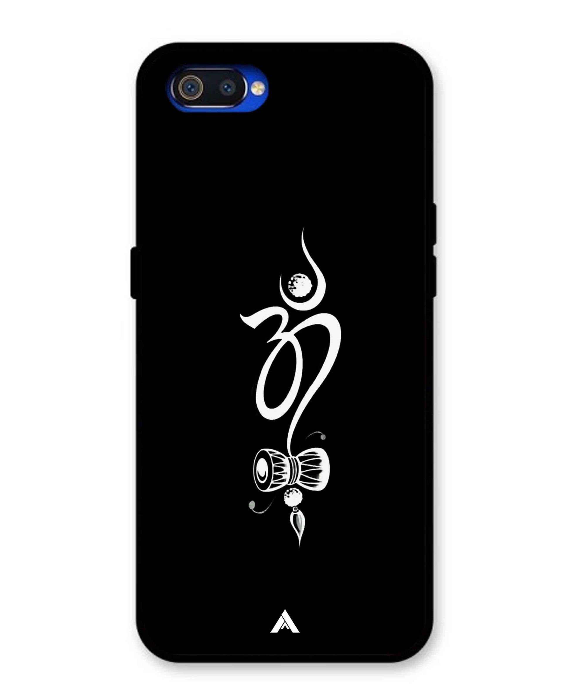Om Namah Shivay Metal Back Cover Phone Case for Oppo A1K