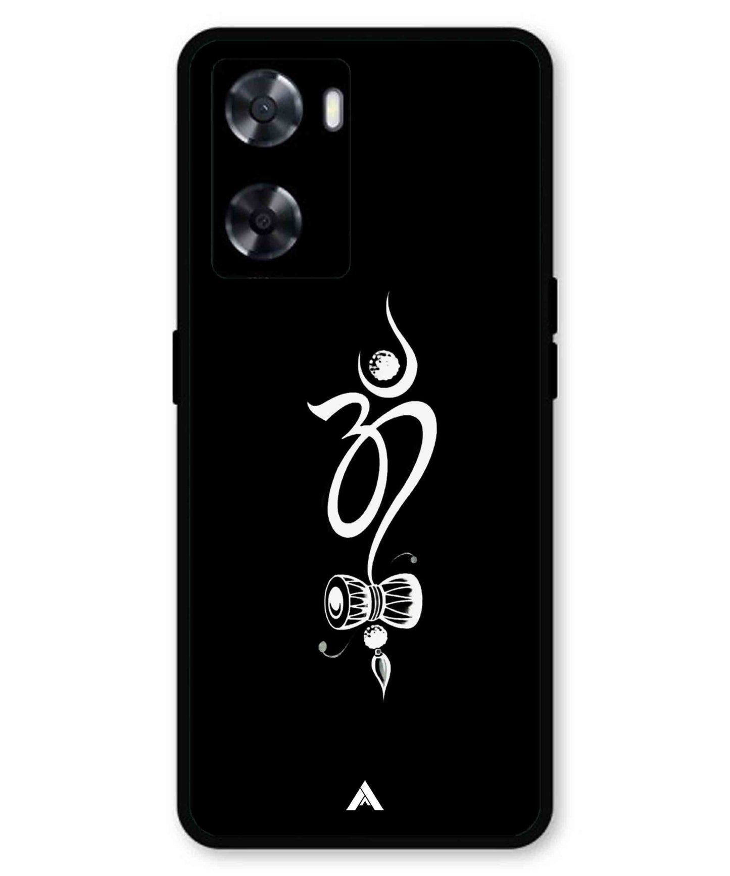 Om Namah Shivay Metal Back Cover Phone Case for Oppo A77s