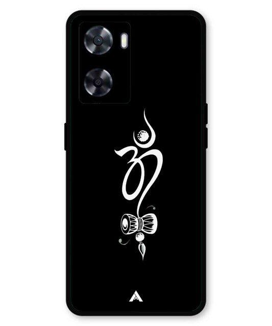 Om Namah Shivay Metal Back Cover Phone Case for Oppo A77s
