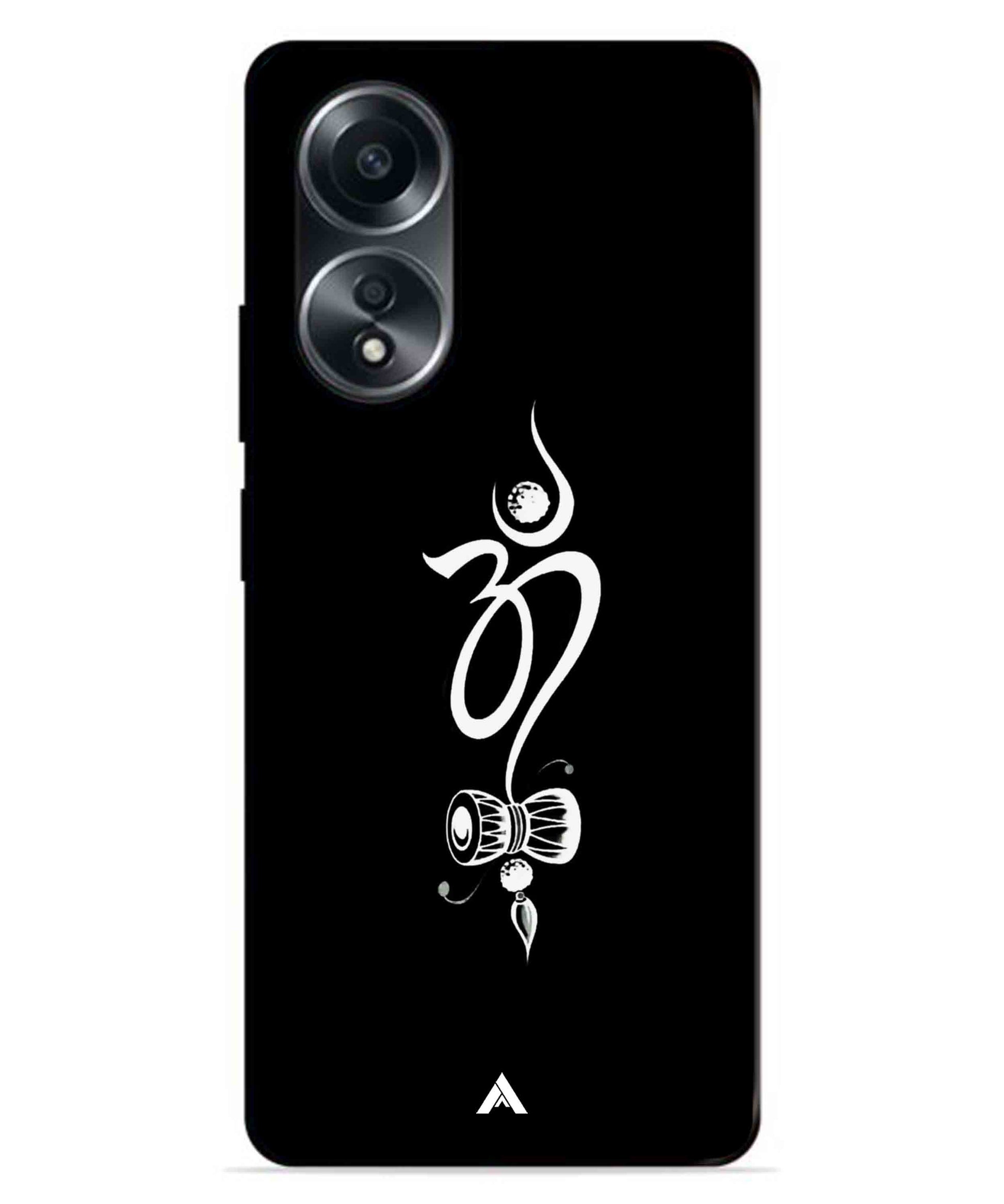 Om Namah Shivay Metal Back Cover Phone Case for Oppo A78