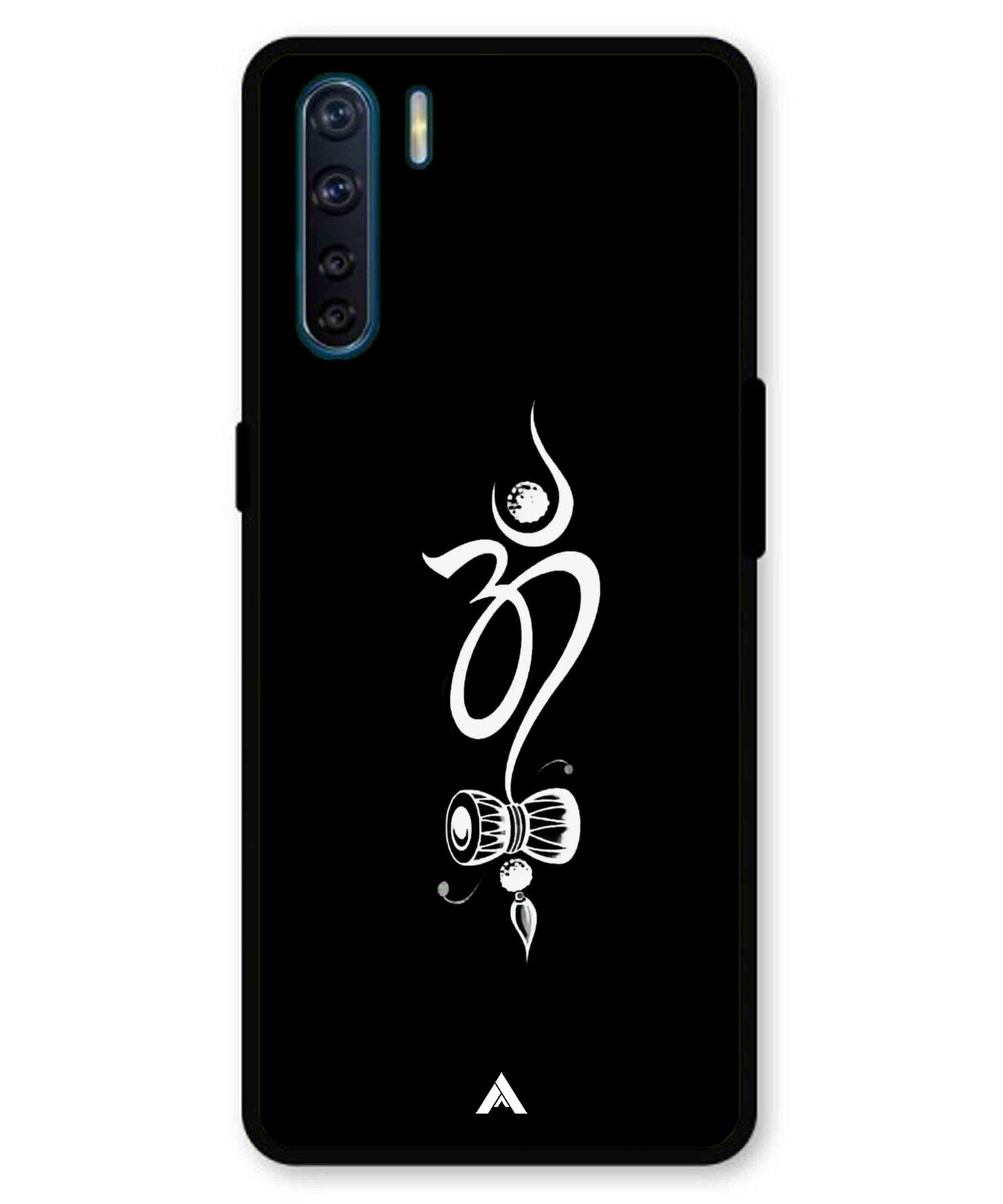 Om Namah Shivay Metal Back Cover Phone Case for Oppo A91