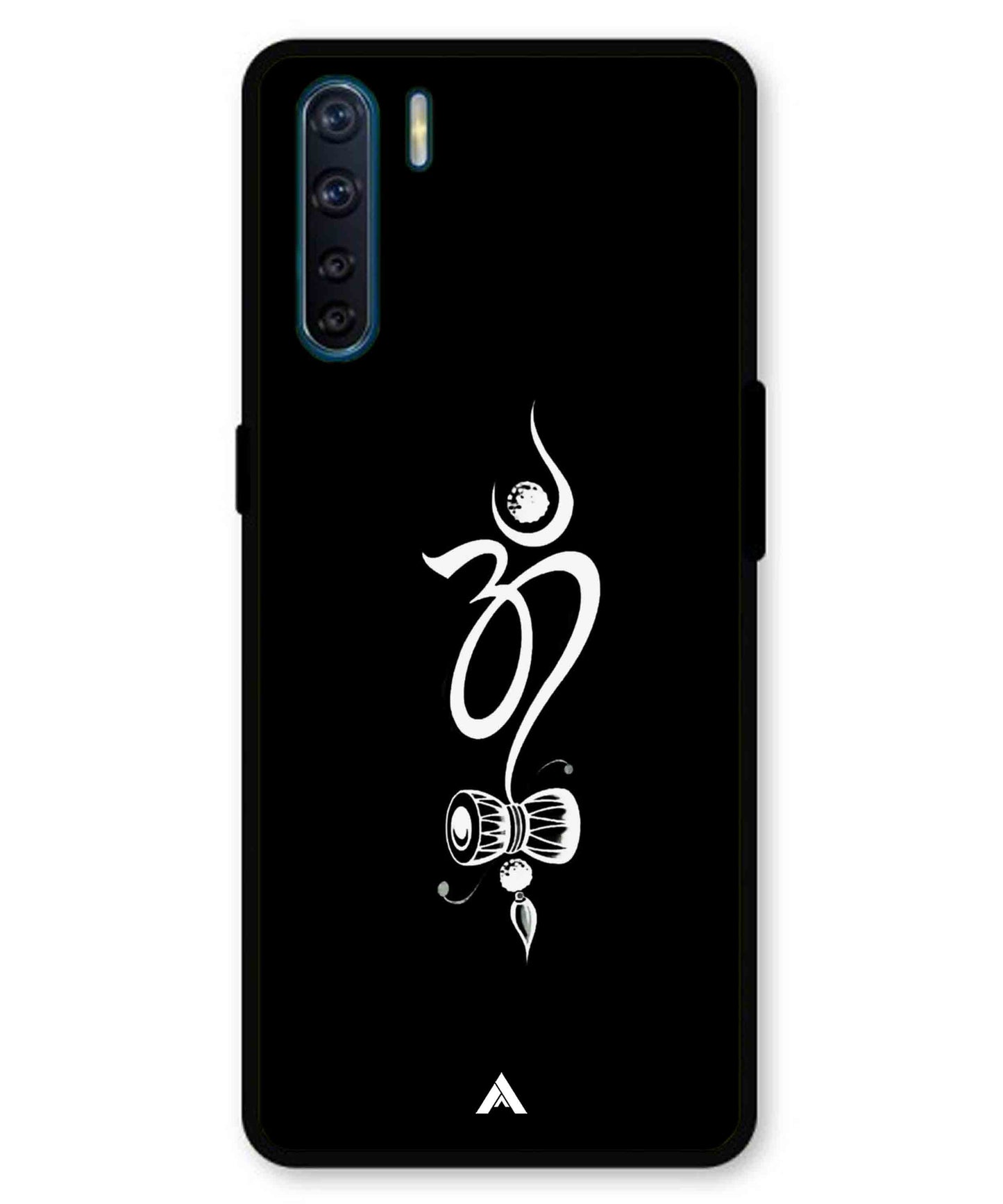 Om Namah Shivay Metal Back Cover Phone Case for Oppo F15