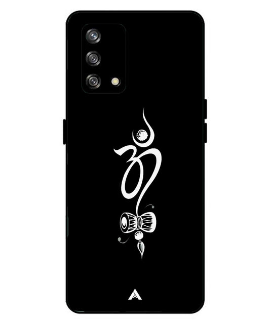 Om Namah Shivay Metal Back Cover Phone Case for Oppo F19