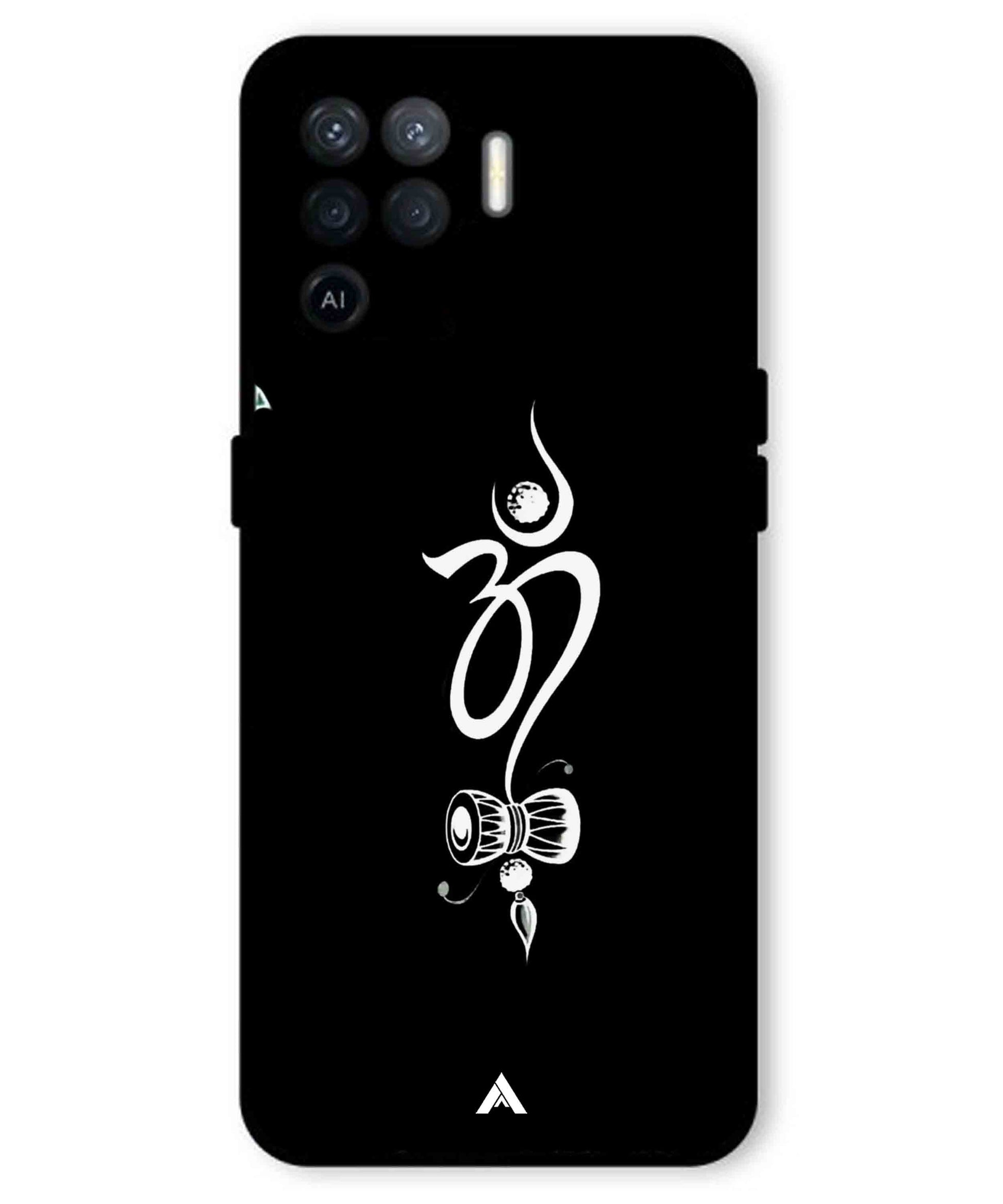 Om Namah Shivay Metal Back Cover Phone Case for Oppo F19 Pro