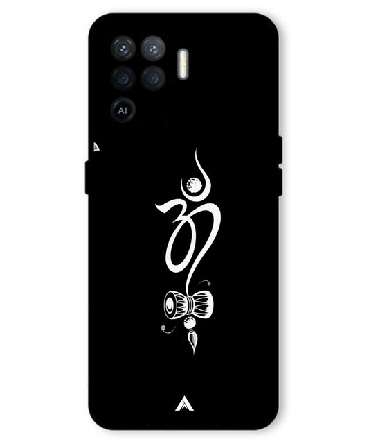 Om Namah Shivay Metal Back Cover Phone Case for Oppo F19 Pro