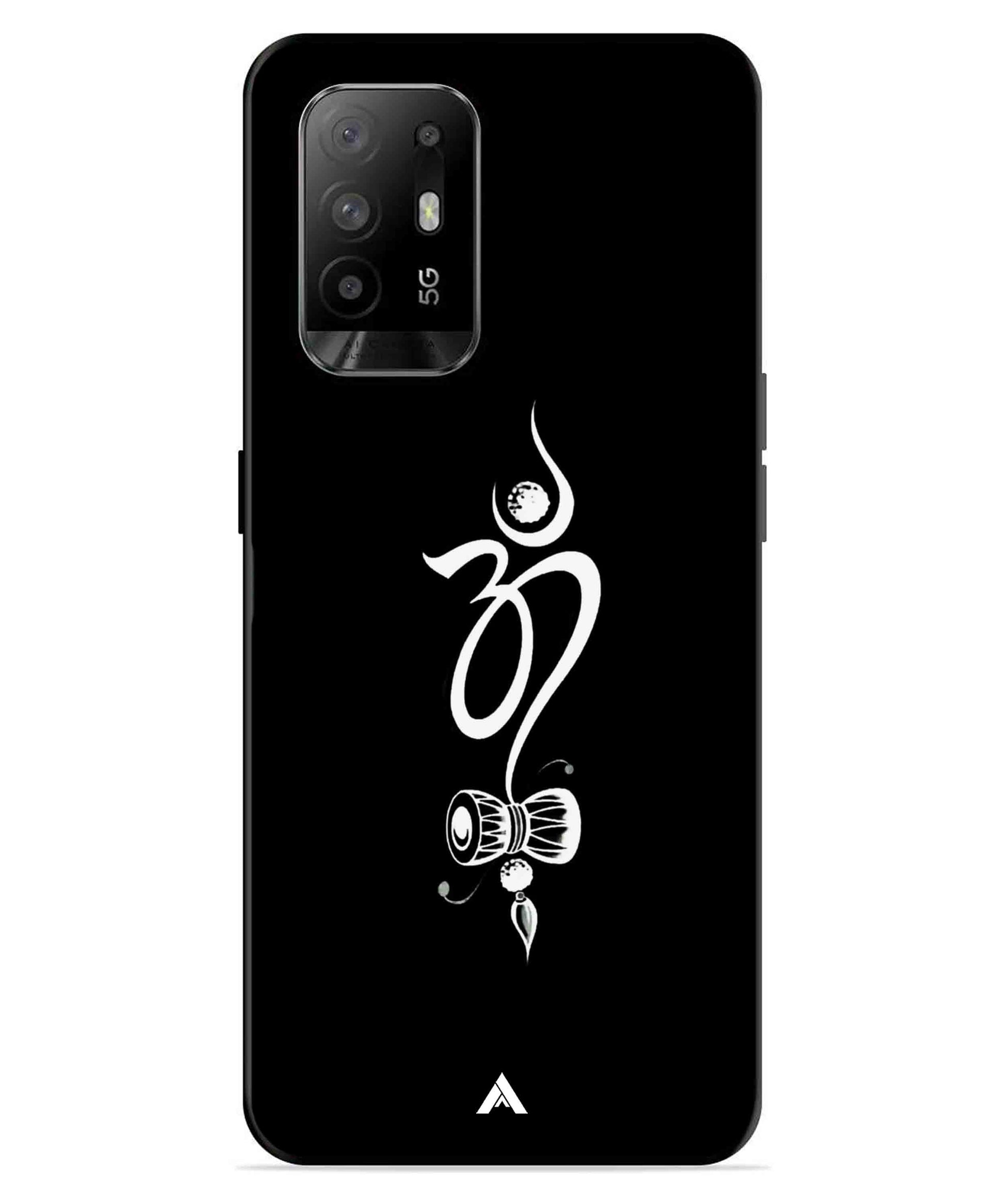 Om Namah Shivay Metal Back Cover Phone Case for Oppo F19 Pro Plus