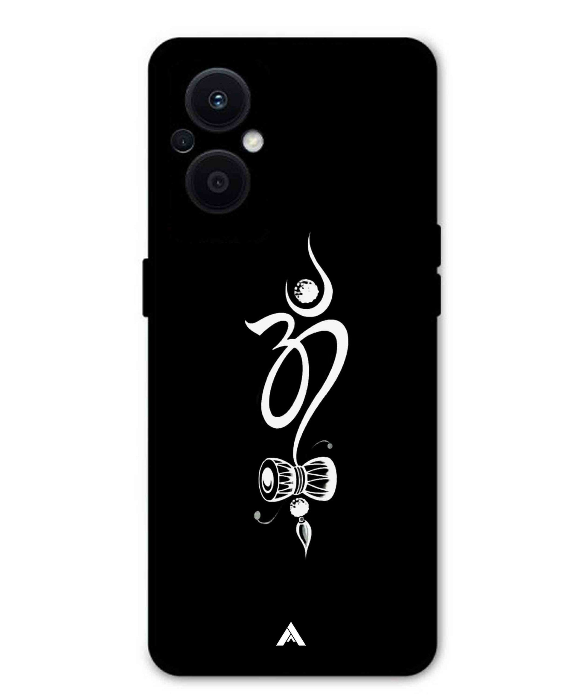 Om Namah Shivay Metal Back Cover Phone Case for Oppo F21 Pro 5G