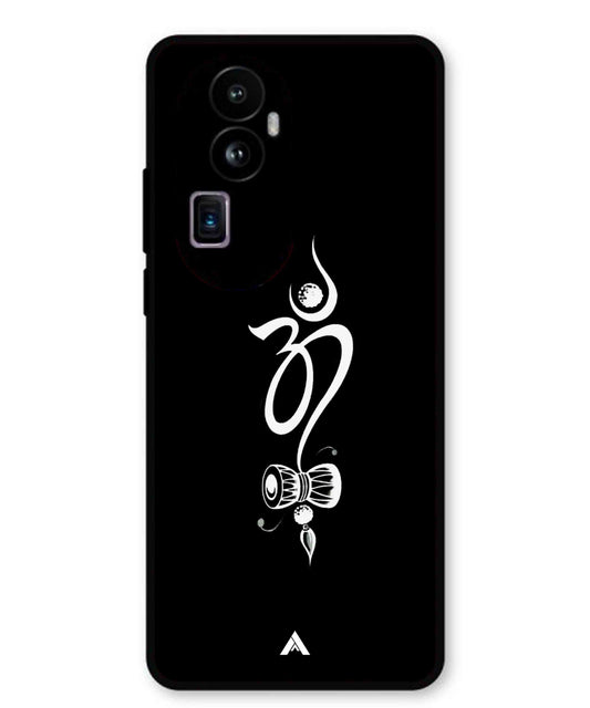 Om Namah Shivay Metal Back Cover Phone Case for Oppo Reno 10 Pro Plus