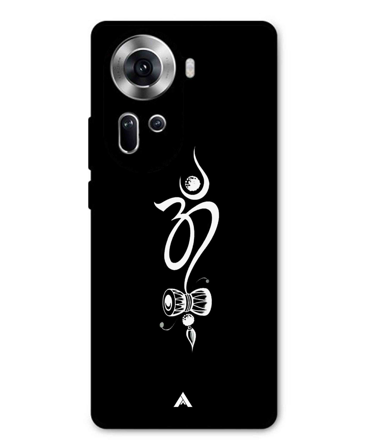 Om Namah Shivay Metal Back Cover Phone Case for Oppo Reno 11