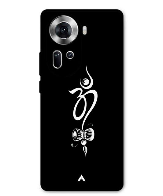 Om Namah Shivay Metal Back Cover Phone Case for Oppo Reno 11