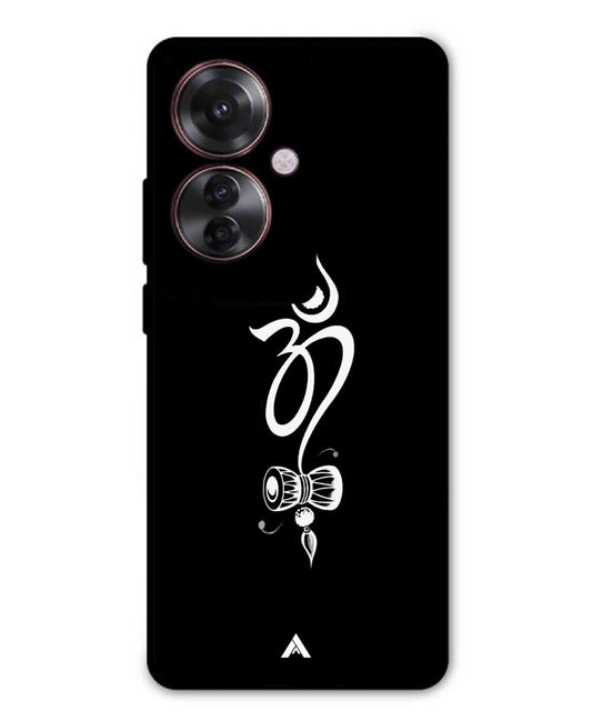 Om Namah Shivay Metal Back Cover Phone Case for Oppo Reno 11F