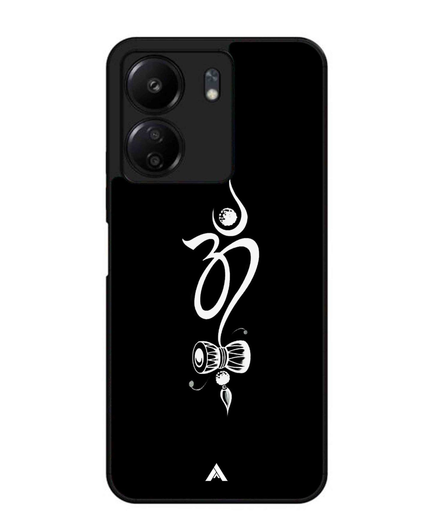 Om Namah Shivay Metal Back Cover Phone Case for Poco C65