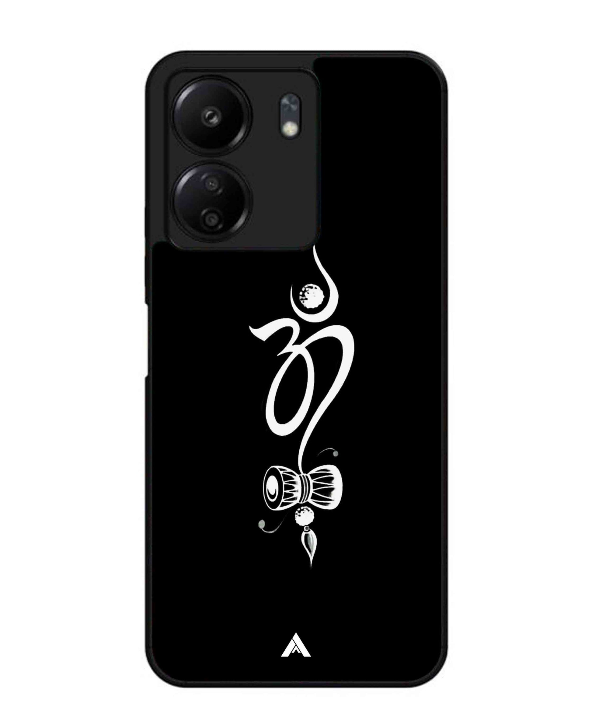 Om Namah Shivay Metal Back Cover Phone Case for Poco C65