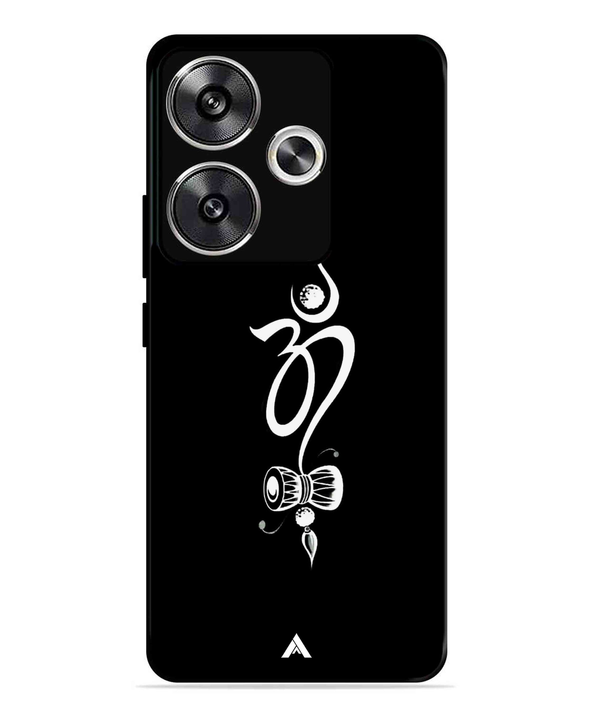 Om Namah Shivay Metal Back Cover Phone Case for Poco F6