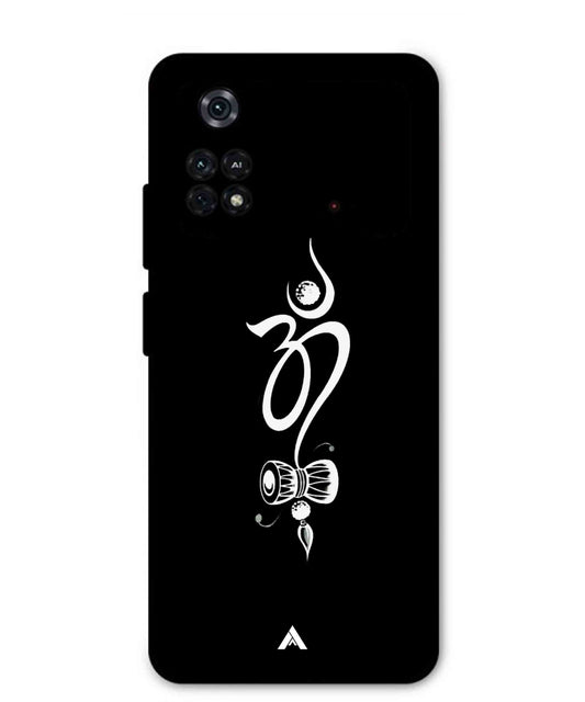 Om Namah Shivay Metal Back Cover Phone Case for Poco M4 Pro 4G