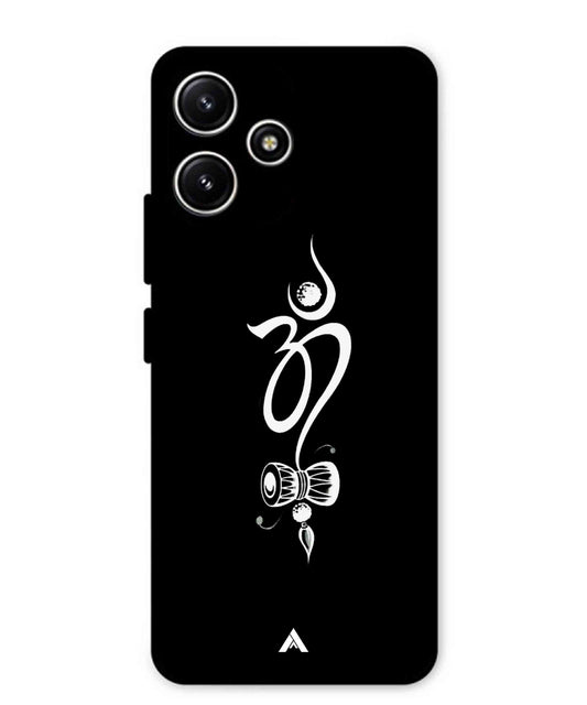 Om Namah Shivay Metal Back Cover Phone Case for Poco M6 Pro