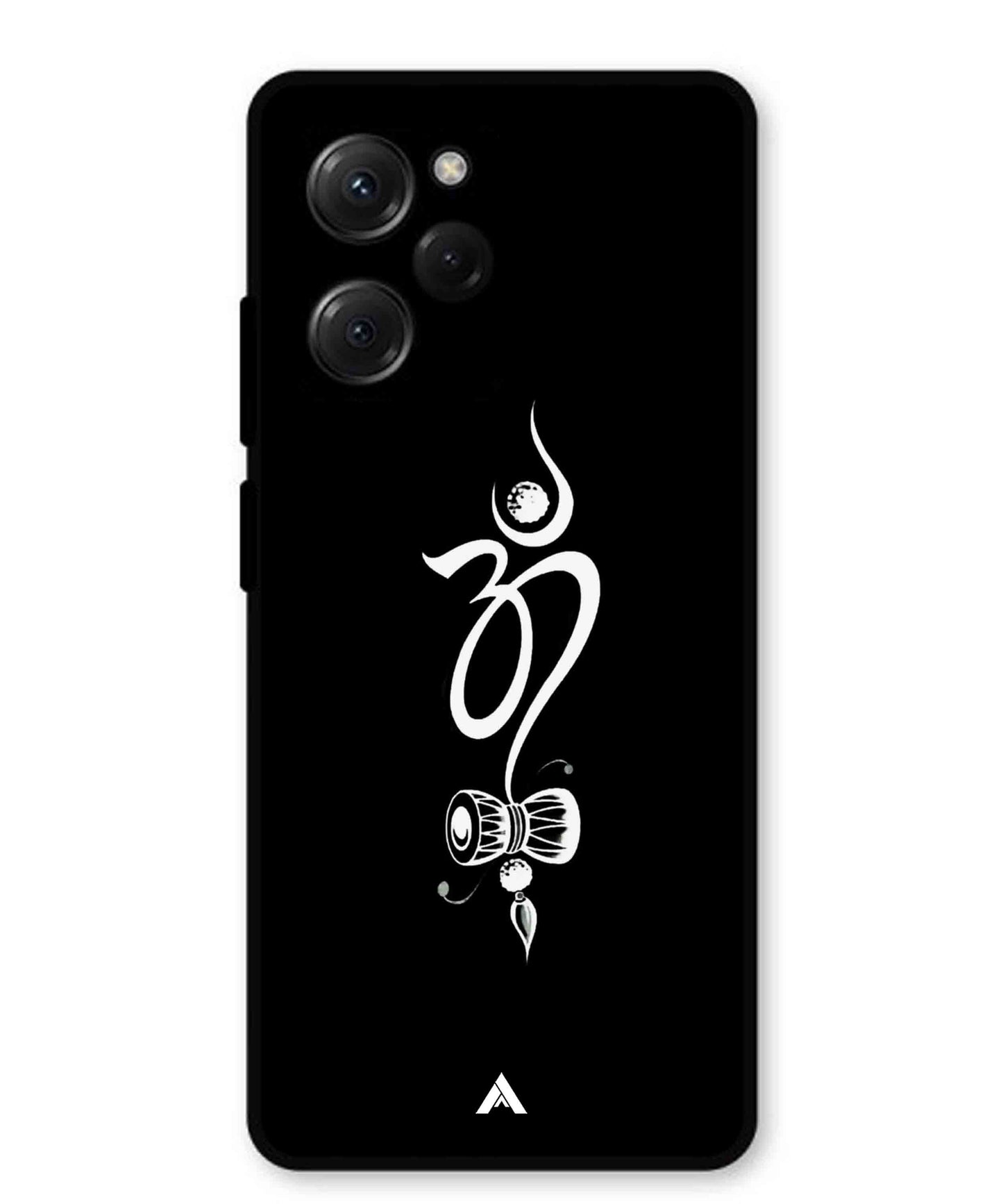 Om Namah Shivay Metal Back Cover Phone Case for Poco X5 Pro