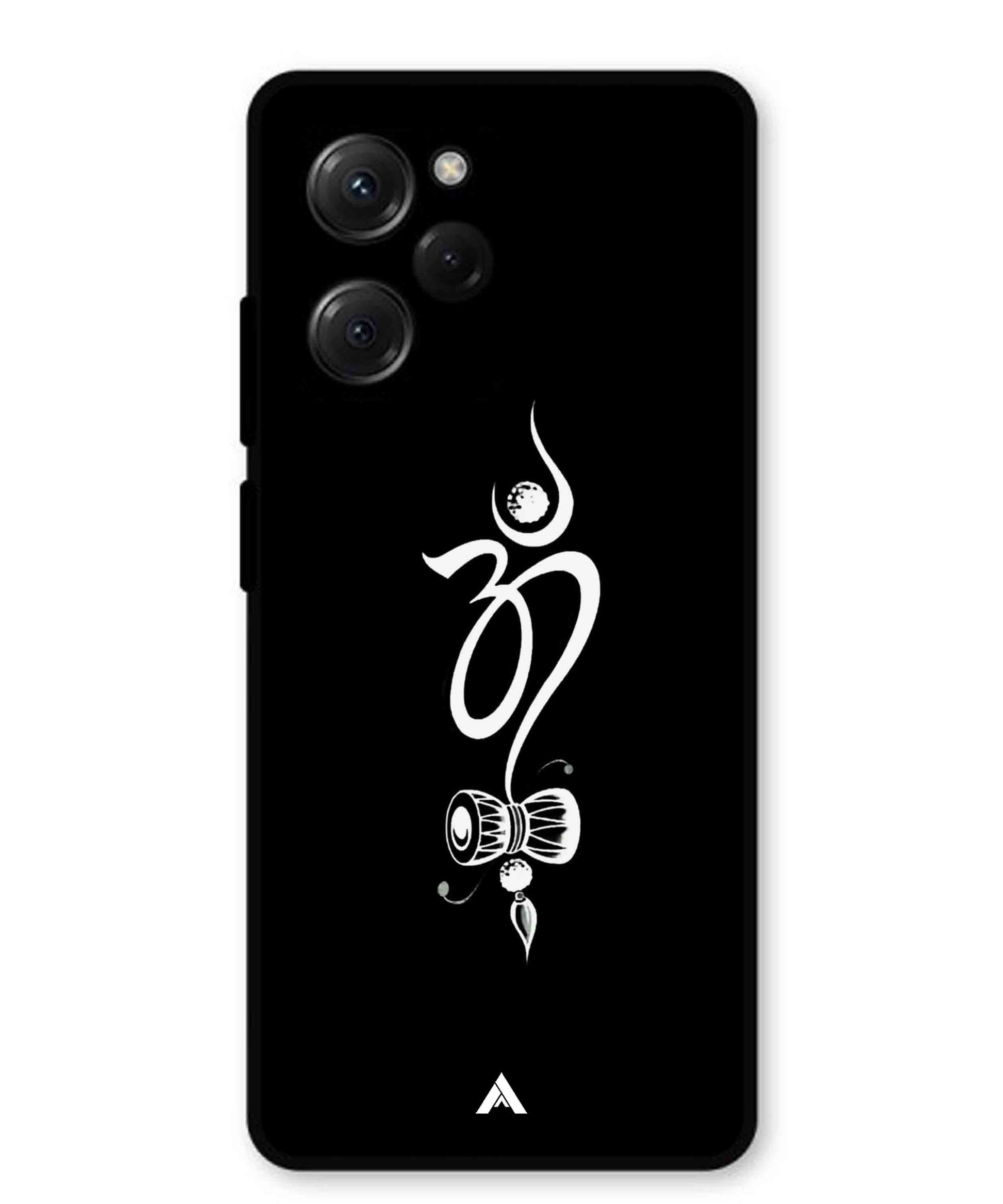 Om Namah Shivay Metal Back Cover Phone Case for Poco X5 Pro