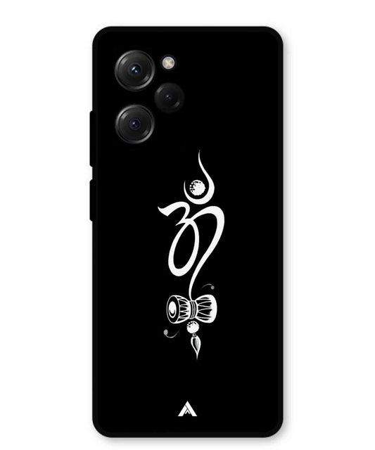 Om Namah Shivay Metal Back Cover Phone Case for Poco X5 Pro