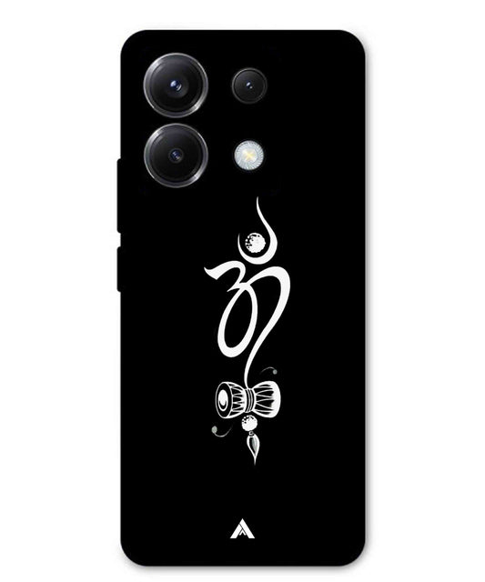 Om Namah Shivay Metal Back Cover Phone Case for Poco X6