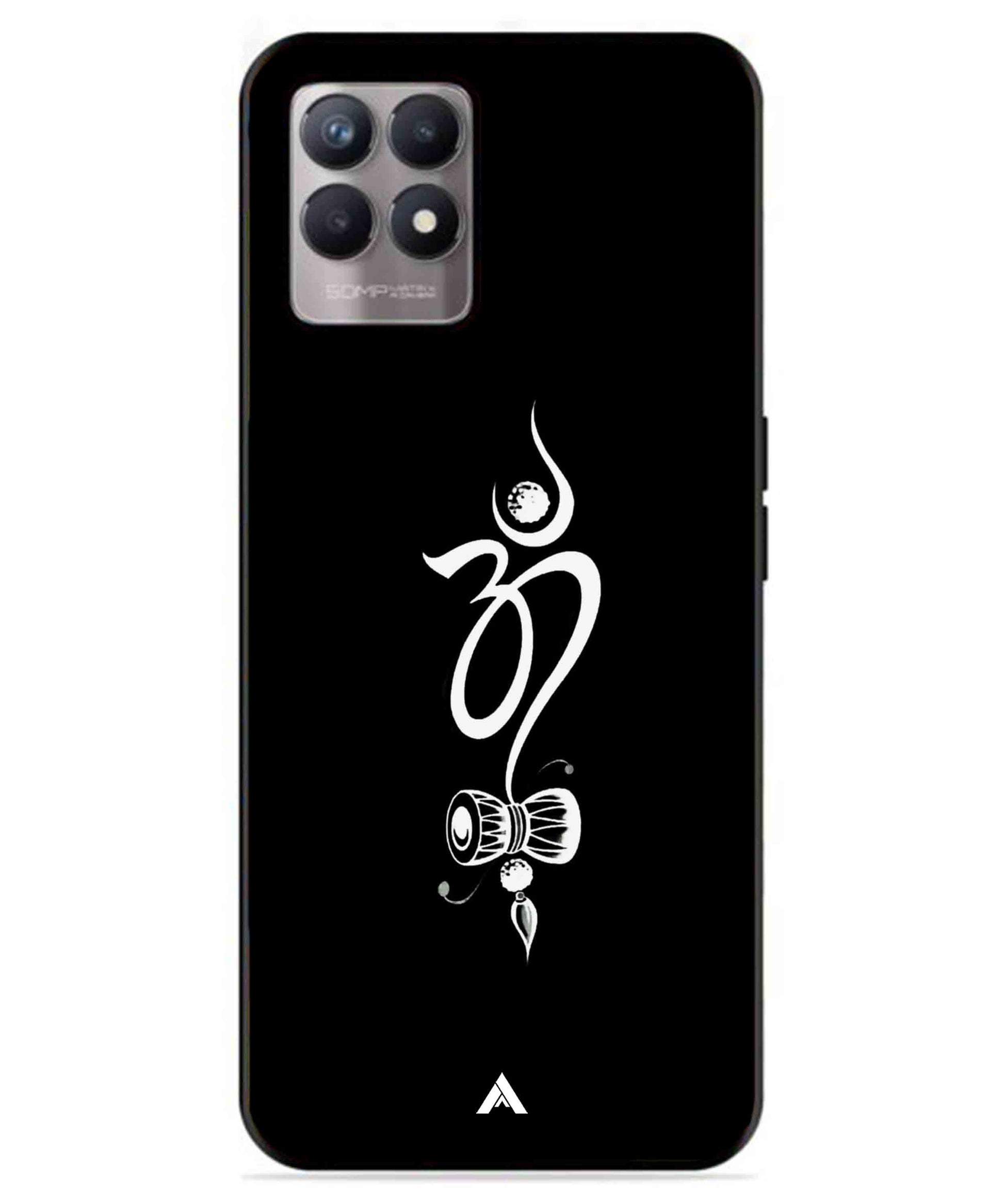 Om Namah Shivay Metal Back Cover Phone Case for Realme 8 4G
