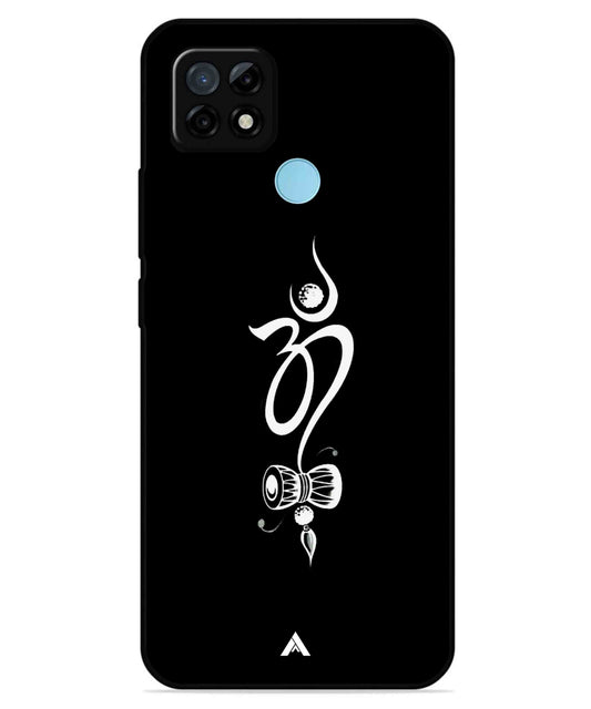 Om Namah Shivay Metal Back Cover Phone Case for Realme C25Y