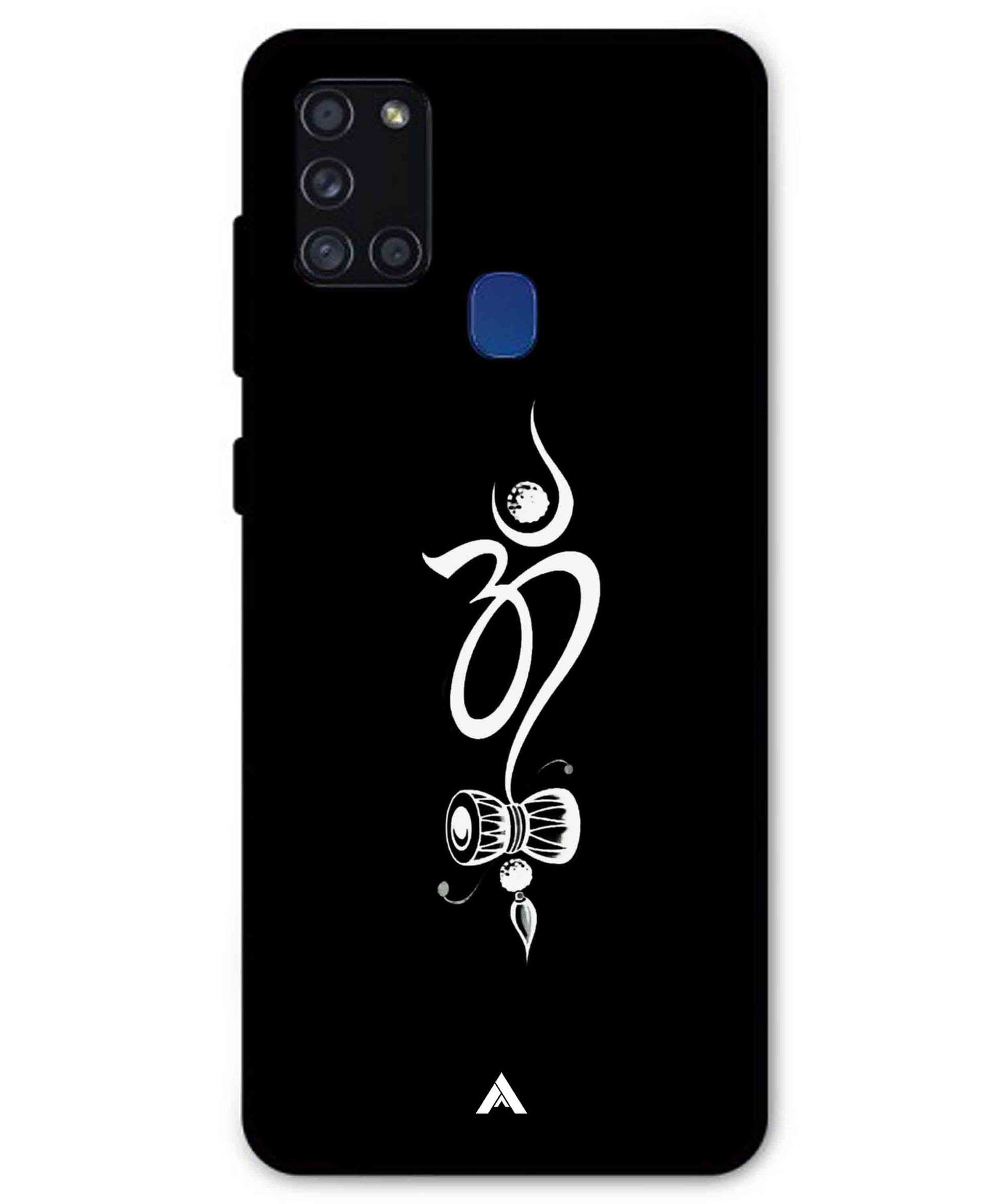 Om Namah Shivay Metal Back Cover Phone Case for Samsung Galaxy A21s