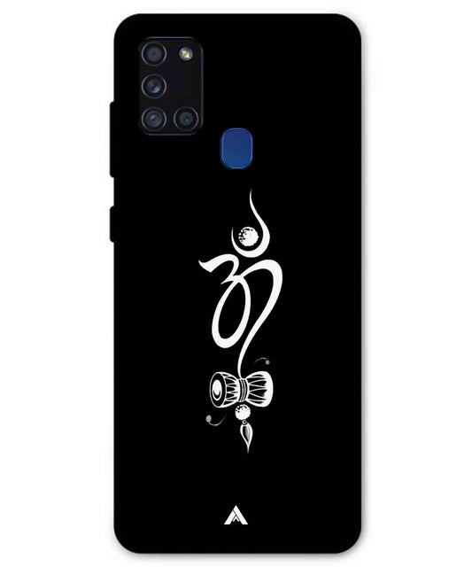 Om Namah Shivay Metal Back Cover Phone Case for Samsung Galaxy A21s