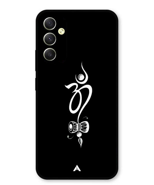 Om Namah Shivay Metal Back Cover Phone Case for Samsung Galaxy A34 5G